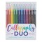 Ooly Calligraphy Duo Chisel and Brush Tip Markers - Set of 12